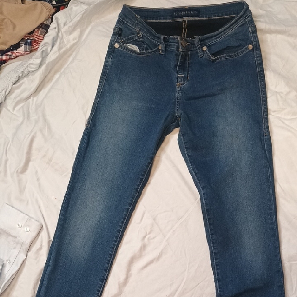 Rock & Republic Blue Skinny Jeans